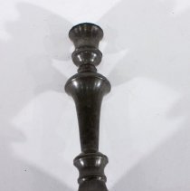 Pewter candlestick -  Bottom angle